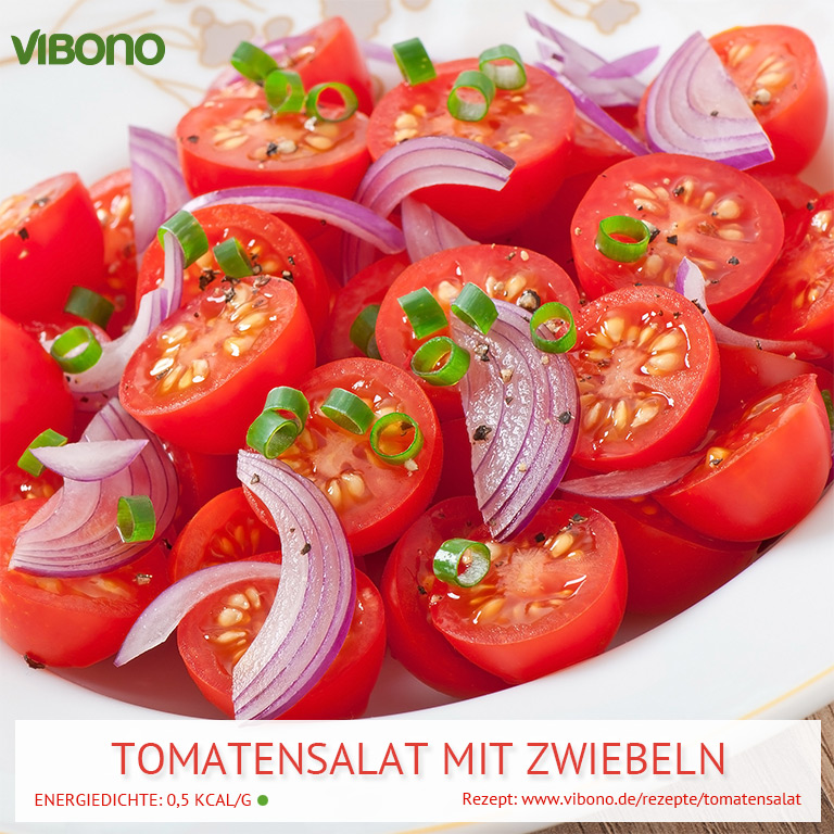 Tomatensalat mit Zwiebeln | Vibono
