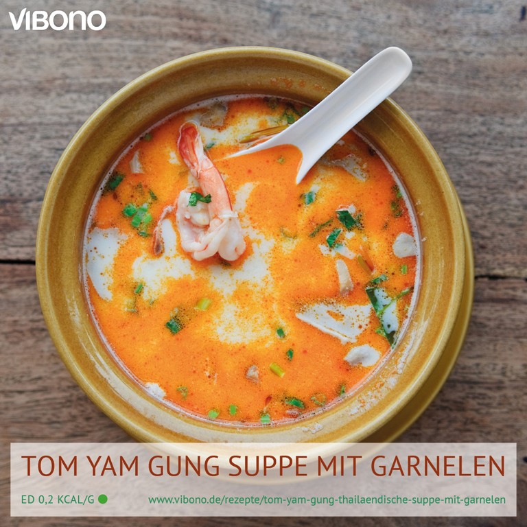 Tom Yam Gung (Thailändische Suppe mit Garnelen) | Vibono