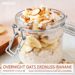 Overnight Oats Erdnuss-Banane