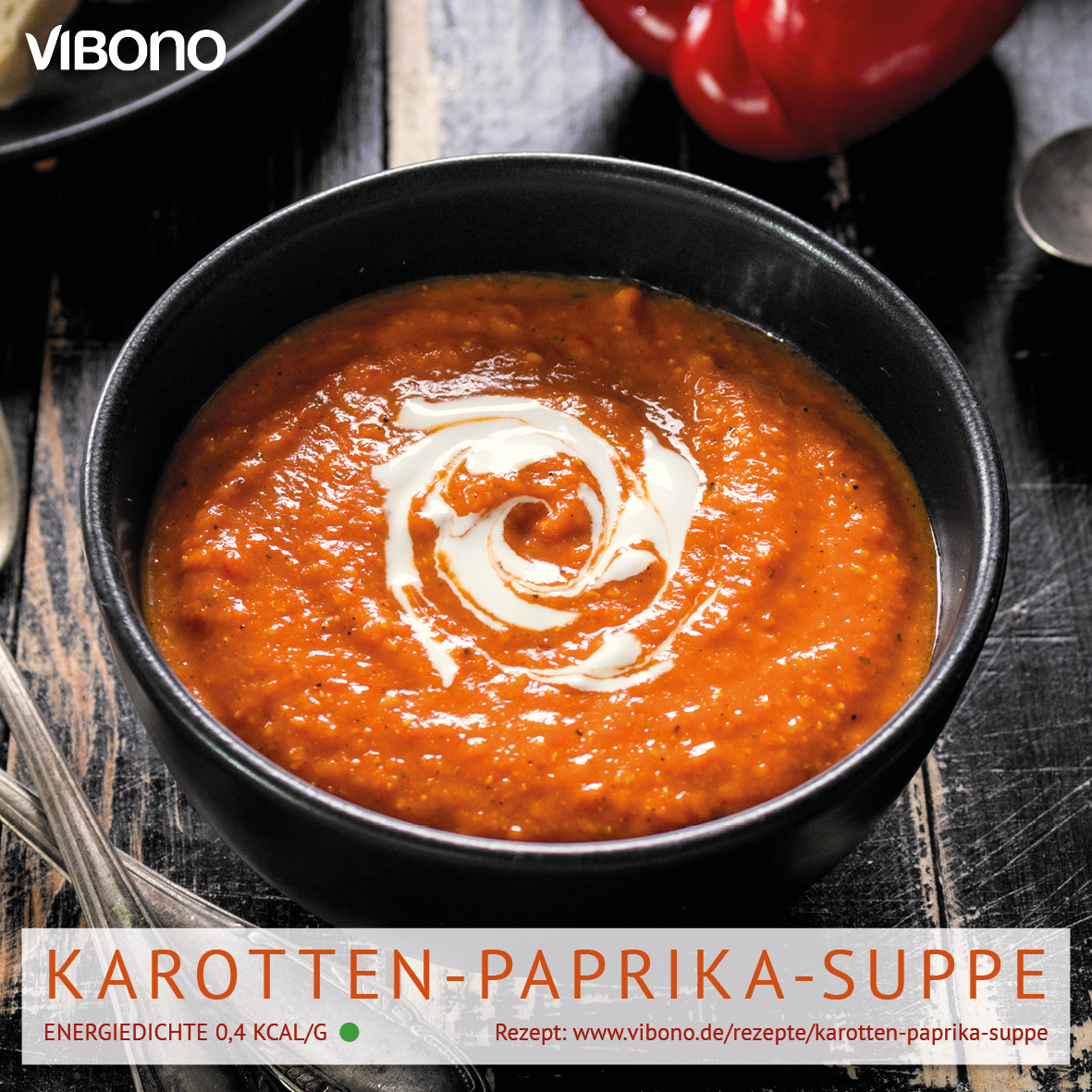 Karotten-Paprika-Suppe | Vibono