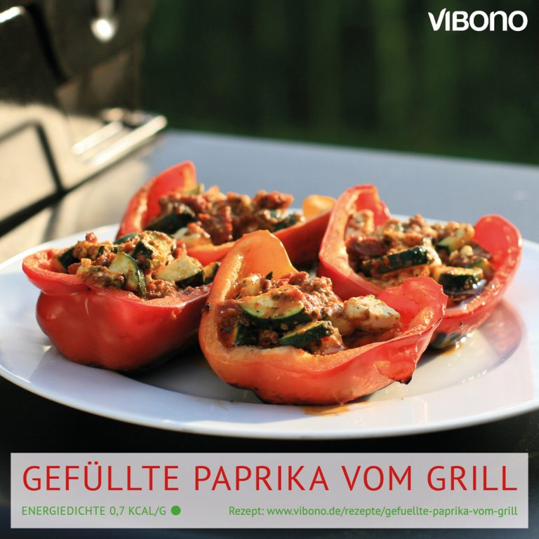 Gefüllte Paprika vom Grill | Vibono