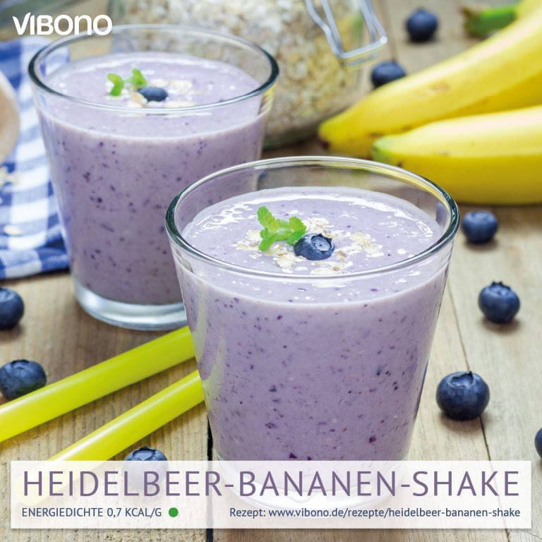 Heidelbeer-Bananen-Shake