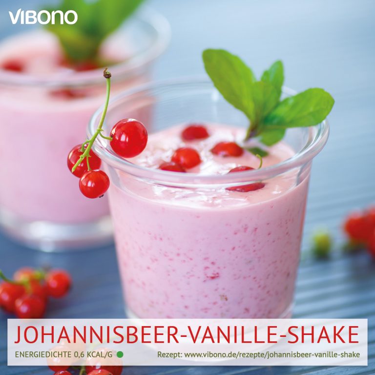 Johannisbeer-Vanille-Shake