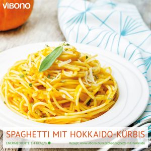 Spaghetti mit Hokkaido-Kürbis