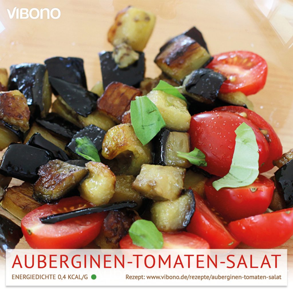 Lauwarmer Auberginen-Tomaten-Salat | Vibono