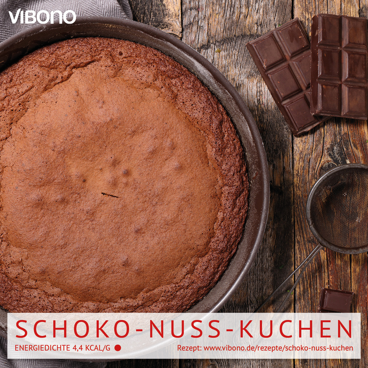 Schoko-Nuss-Kuchen | Vibono