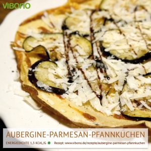 Aubergine-Parmesan-Pfannkuchen