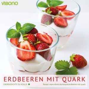 Erdbeeren mit Quark