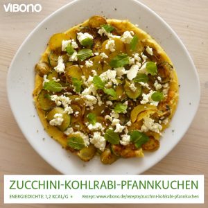 Zucchini-Kohlrabi-Pfannkuchen