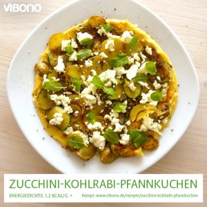 Zucchini-Kohlrabi-Pfannkuchen