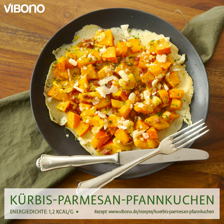 Kürbis-Parmesan-Pfannkuchen | Vibono