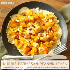Kürbis-Parmesan-Pfannkuchen