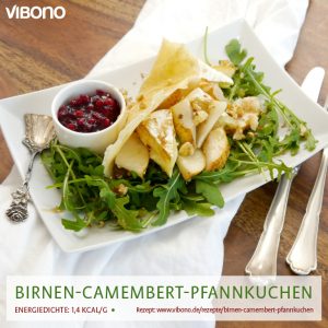Birnen-Camembert-Pfannkuchen
