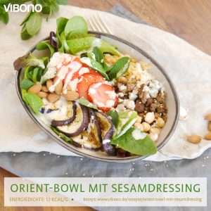 Orient-Bowl mit Sesamdressing