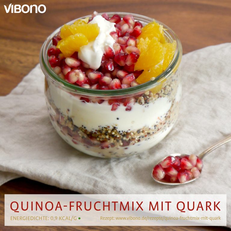 Quinoa-Fruchtmix mit Quark