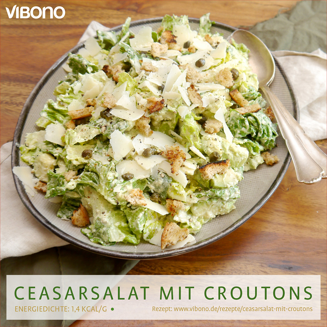 Caesarsalat mit Croutons | Vibono