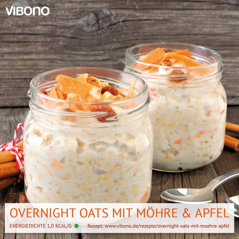 Overnight Oats mit Möhre & Apfel