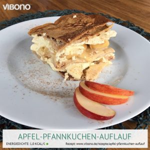 Apfel-Pfannkuchen-Auflauf