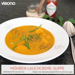Möhren-Lauchcreme-Suppe