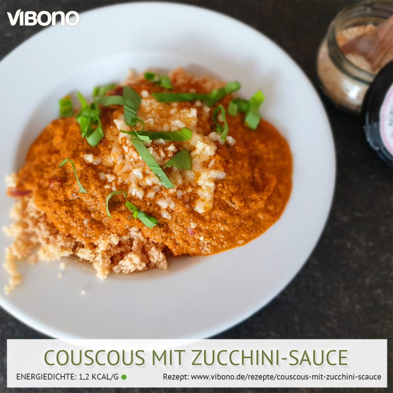 Couscous mit Zucchini-Sauce