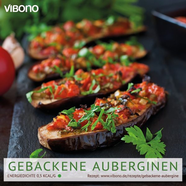 Lauwarmer Auberginen-Tomaten-Salat | Vibono