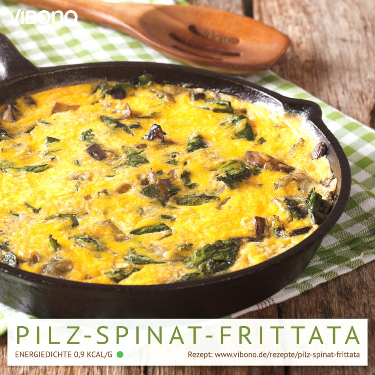 Pilz-Spinat-Frittata