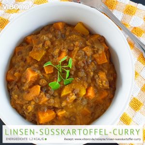Linsen-Süßkartoffel-Curry
