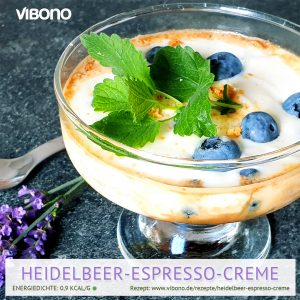 Heidelbeer-Espresso-Creme