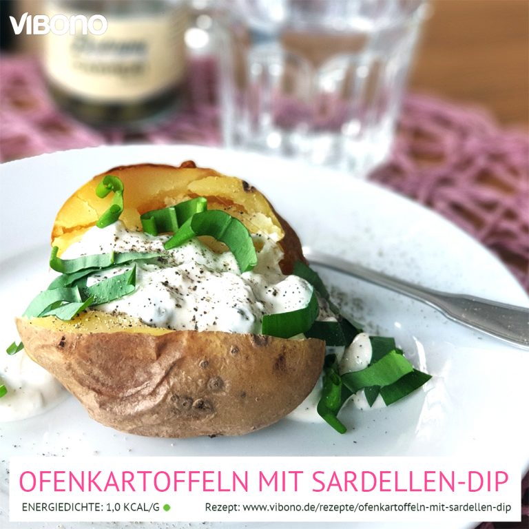 Ofenkartoffeln mit Sardellen-Dip