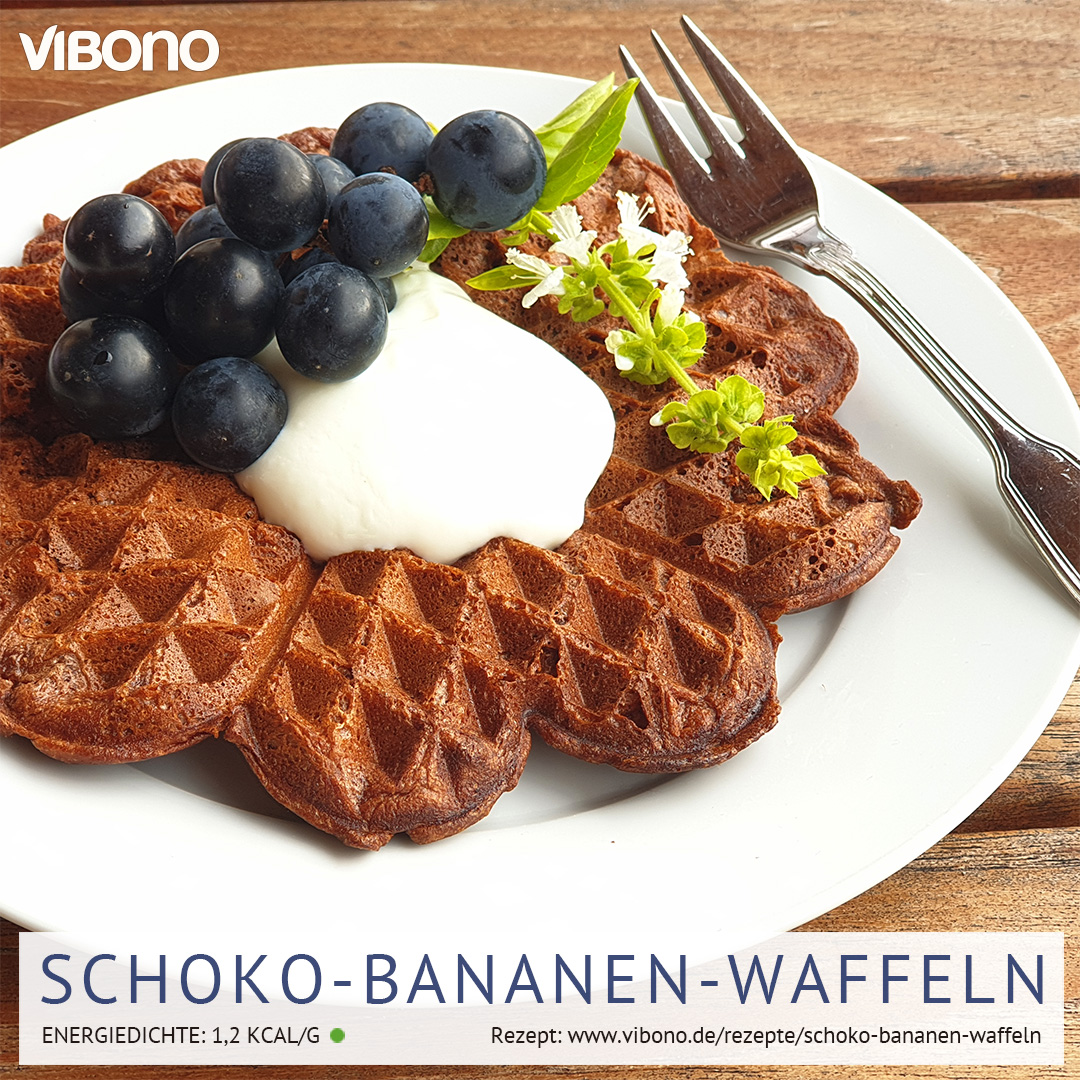 Schoko-Bananen-Waffeln | Vibono