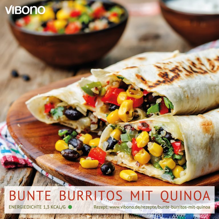 Bunte Burritos mit Quinoa
