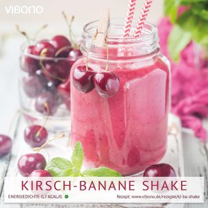 Kirsch-Banane Shake