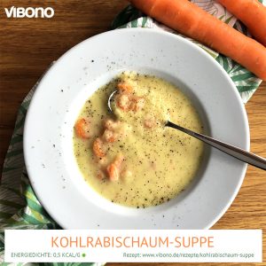 Kohlrabischaum-Suppe